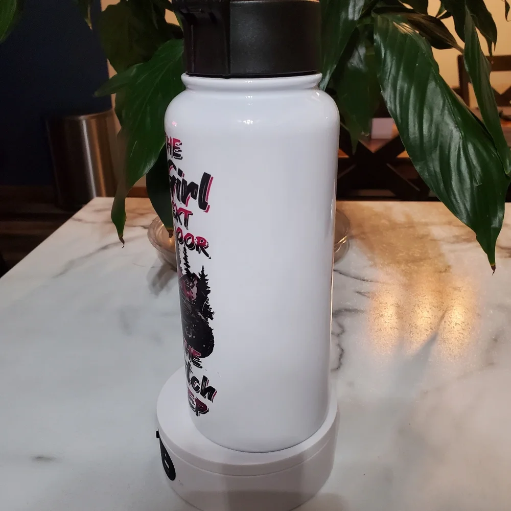 I'M THE Crazy BI*** IN MY JEEP 32oz Hydro Handle Bottle Tumbler 💜sale